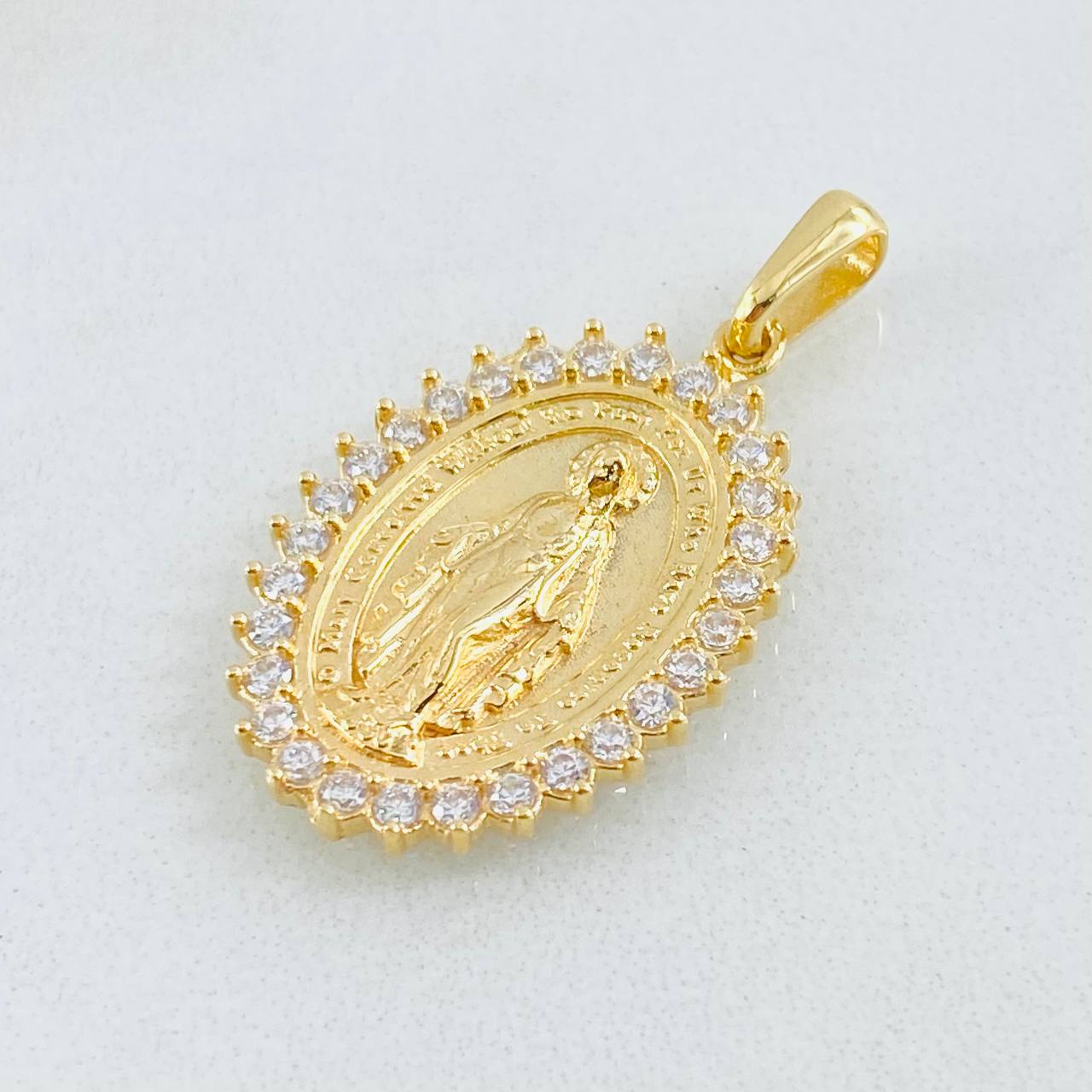 Dije Virgen Milagrosa 4.75gr / 3cm / Oro Amarillo 18K ©