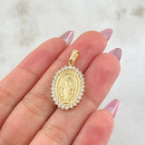 Dije Virgen Milagrosa 4.95gr / 3cm / Oro Amarillo 18K