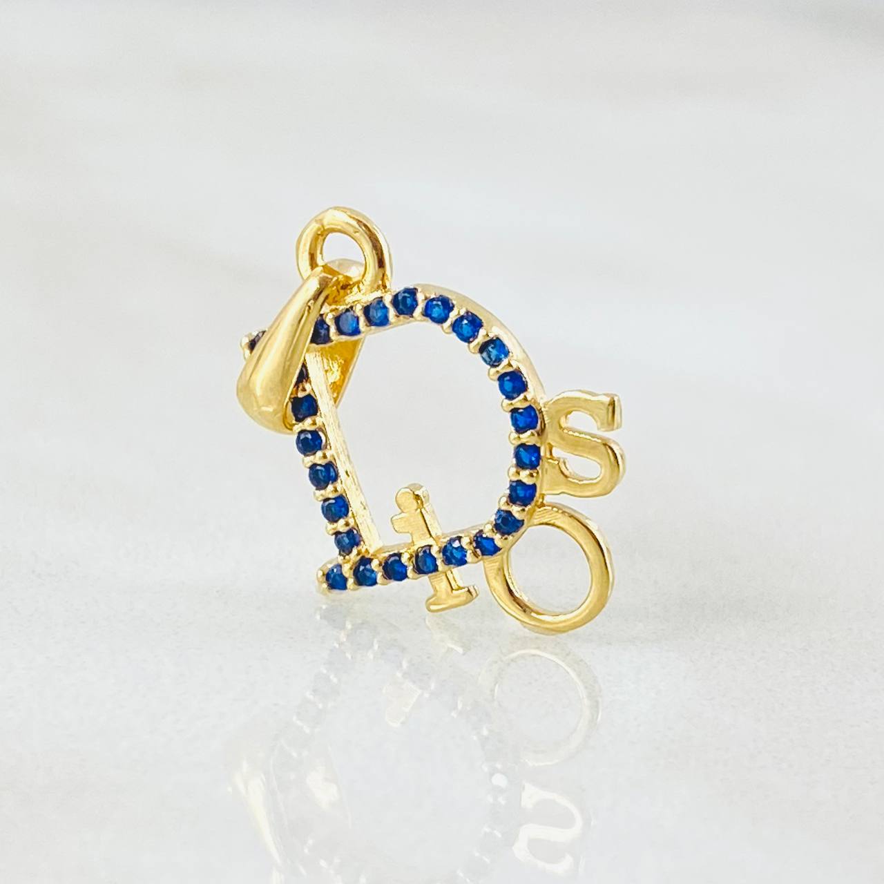 Dije Dios 1.15gr / 2.2cm / Oro Amarillo 18K