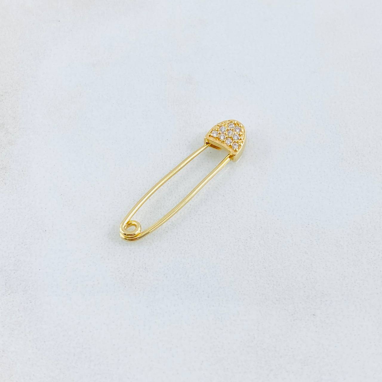 Dije Clip 0.9gr / 2.5cm / Oro Amarillo 18K