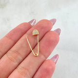 Dije Clip 0.9gr / 2.5cm / Oro Amarillo 18K