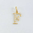 Dije Letra F 0.75gr / 2cm / Oro Amarillo 18K
