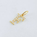 Dije Letra F 0.75gr / 2cm / Oro Amarillo 18K