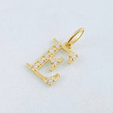 Dije Letra E 0.85gr / 2cm / Oro Amarillo 18K