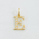 Dije Letra E 0.85gr / 2cm / Oro Amarillo 18K
