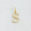 Dije Letra S 0.8gr / 2cm / Oro Amarillo 18K