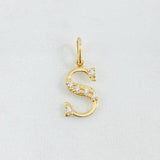 Dije Letra S 0.8gr / 2cm / Oro Amarillo 18K