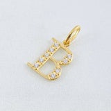 Dije Letra B 0.95gr / 2cm / Oro Amarillo 18K