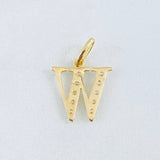 Dije Letra W 1gr / 2cm / Oro Amarillo 18K