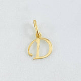 Dije Letra D 0.4gr / 1.7cm / Oro Amarillo 18K