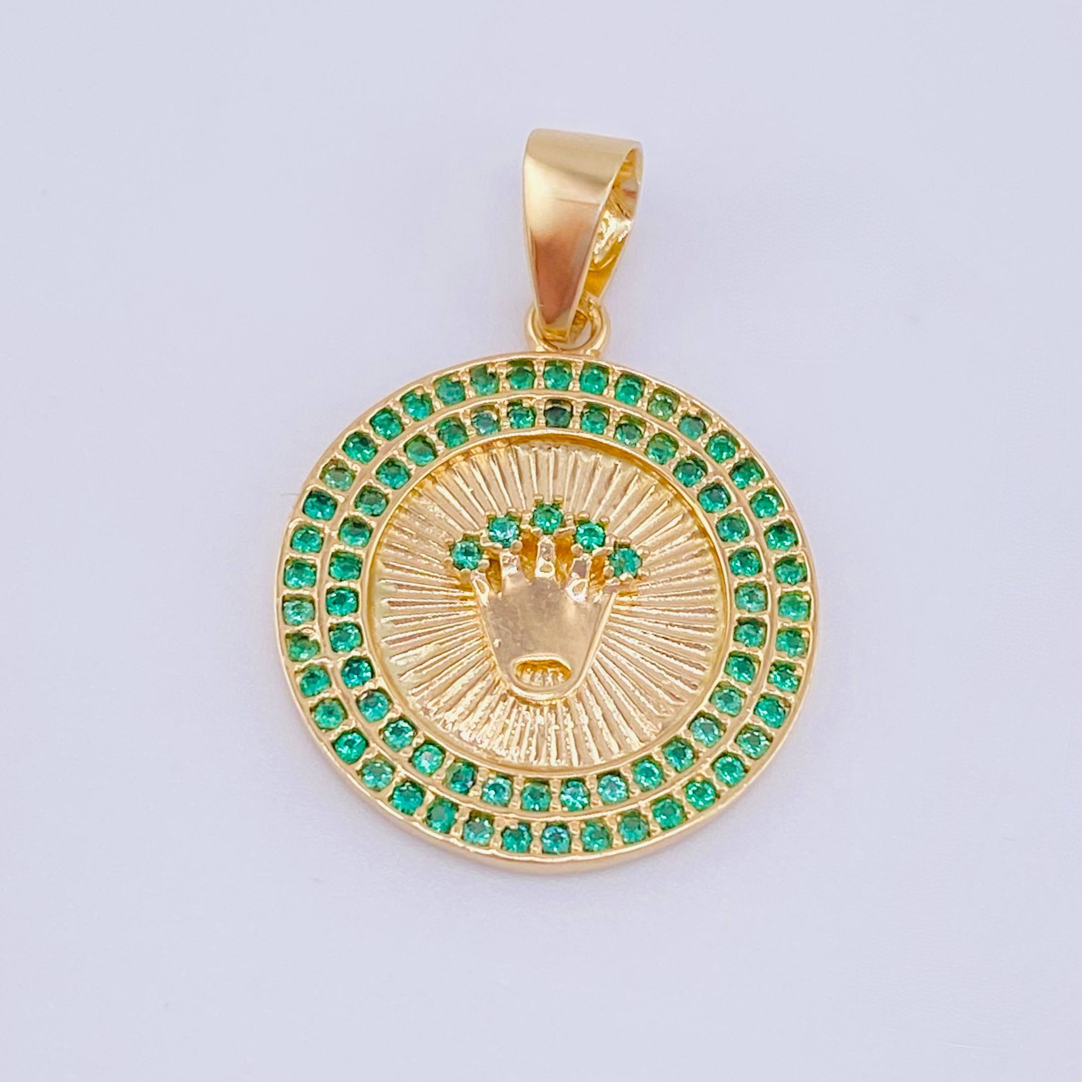 Dije Corona Circular 3.05gr / 2.8cm / Oro Amarillo 18K ©