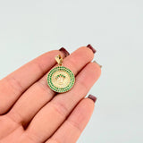 Dije Corona Circular 3.05gr / 2.8cm / Oro Amarillo 18K ©