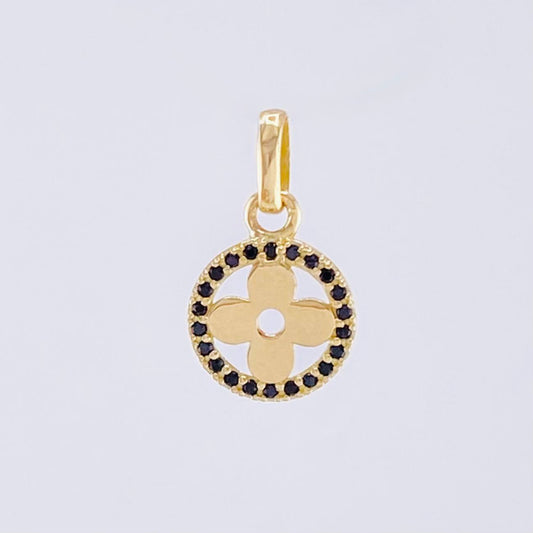 Dije Aro Trebol 1.25gr / 2cm / Oro Amarillo 18K