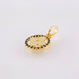 Dije Aro Trebol 1.25gr / 2cm / Oro Amarillo 18K