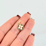 Dije Aro Trebol 1.25gr / 2cm / Oro Amarillo 18K