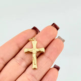 Dije Cruz Cristo 1.3gr / 3.5cm / Oro Amarillo 18K ©