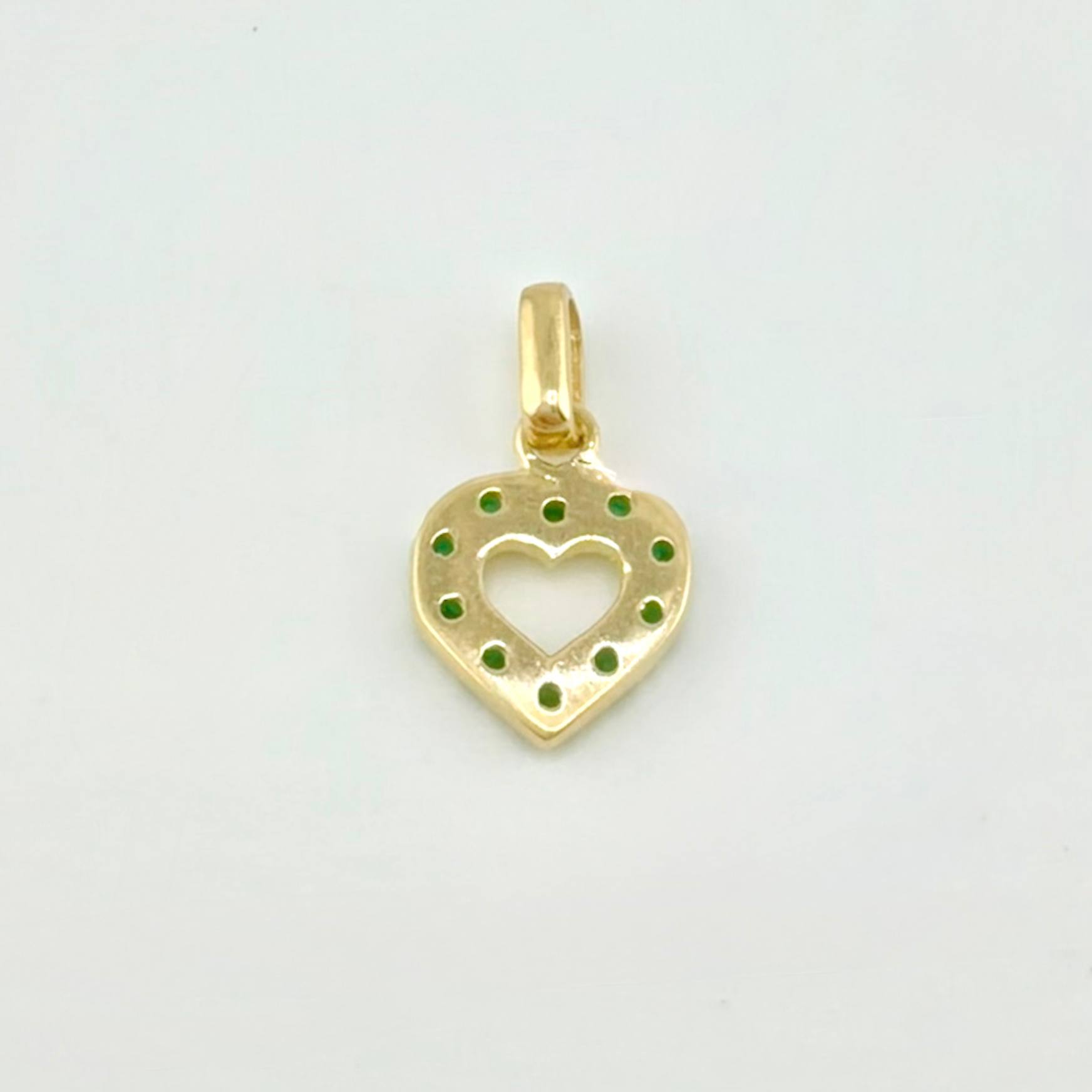 Dije Silueta Corazón 1.6gr / 1.8cm / Oro Amarillo 18K ©