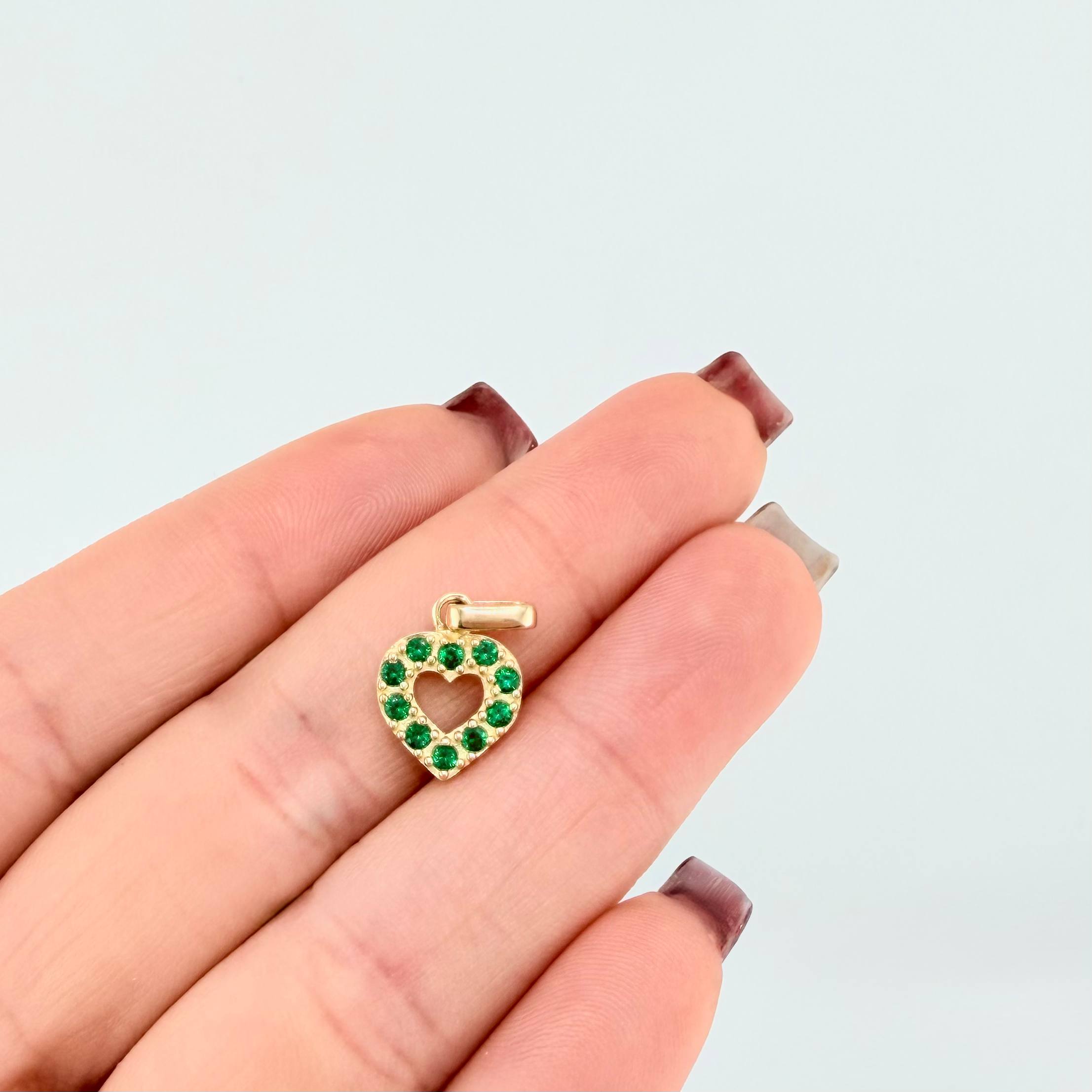 Dije Silueta Corazón 1.6gr / 1.8cm / Oro Amarillo 18K ©