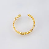 Anillo Zig Zag Perpendicular 1.45gr / T6 1/2 / Oro Amarillo 18K ©