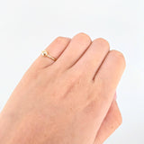 Anillo Medio Dedo Abrazo Media Bola 5mm 1.5gr / T3 1/2 / Oro Amarillo 18K