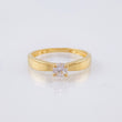 Anillo Solitario 1.95gr / T5 3/4 / Oro Amarillo 18K ©