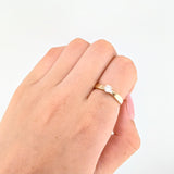 Anillo Solitario 1.95gr / T5 3/4 / Oro Amarillo 18K ©