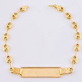 Pulso GC Placa Rectangular 4.35gr / 21.5cm / 5.4mm Oro Amarillo 18K ©
