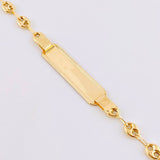 Pulso GC Placa Rectangular 3.95gr / 19.5cm / 5.5mm Oro Amarillo 18K *