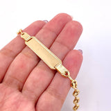 Pulso GC Placa Rectangular 3.95gr / 19.5cm / 5.5mm Oro Amarillo 18K *