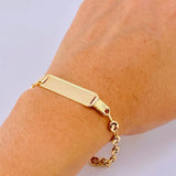 Pulso GC Placa Rectangular 4.1gr / 20cm / 5.5mm Oro Amarillo 18K