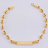 Pulso GC Placa Rectangular 2.3gr / 15.5cm / 4mm Oro Amarillo 18K *