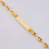 Pulso GC Placa Rectangular 2.3gr / 15.5cm / 4mm Oro Amarillo 18K *