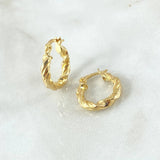 Candongas Emmi 1.5gr / 1.8cm / Oro Amarillo 18K ©