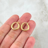 Candongas Sofi 1.65gr / 1.7cm / Oro Amarillo 18K ©