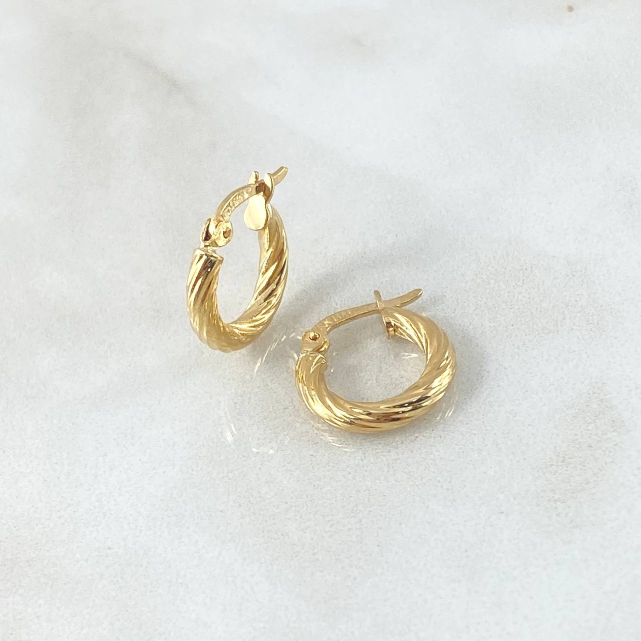 Candongas Sofi 1.85gr / 1.8cm / Oro Amarillo 18K *