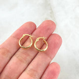 Candongas Nati 1.1gr / 1.5cm / Oro Amarillo 18K *