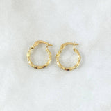 Candongas Asby 0.75gr / 1.6cm / Oro Amarillo 18K