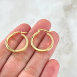 Candongas Andy 1.7gr / 2.3cm / Oro Amarillo 18K