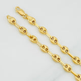 Tobillera GC 2.95g / 24.5cm / 3.8mm Oro Amarillo 18K