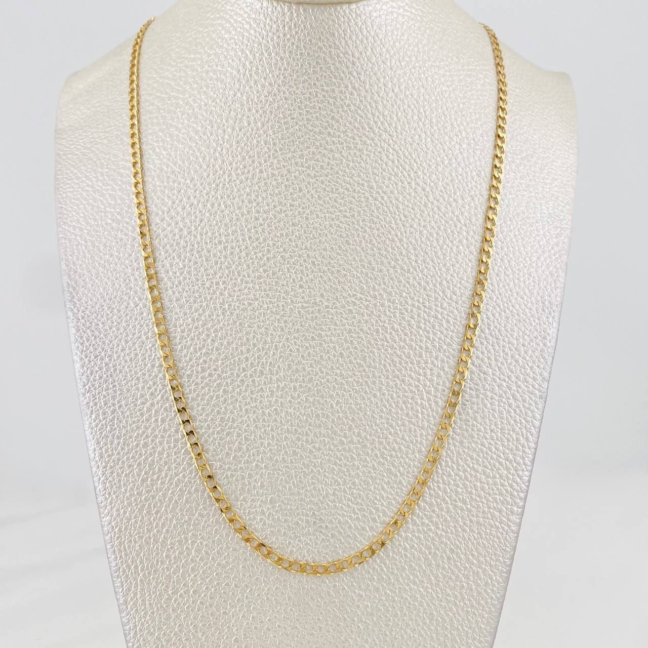 Cadena Panzer  8.4g / 60cm / 2.5mm Oro Amarillo 18K