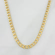 Cadena Panzer 8.4g / 60cm / 2.5mm Oro Amarillo 18K