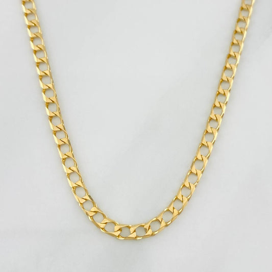 Cadena Panzer  8.4g / 60cm / 2.5mm Oro Amarillo 18K