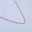 Cadena Militar 2.5gr / 60.4cm / 1mm Diamantada Oro Amarillo +3 18K $