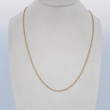 Cadena Militar 2.5gr / 60.4cm / 1mm Diamantada Oro Amarillo +3 18K $