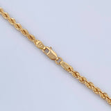Cadena Lazo 8.2gr / 60cm / 2.7mm Oro Amarillo +3 18K $