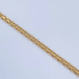Pulso Chino 2.5gr / 20cm / 3.3mm Oro Amarillo +1 18K $