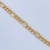 Pulso Figaro 4.95gr / 20.4cm / 4.1mm Oro Amarillo +0 18K $