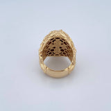 Anillo Rostro de Cristo 11.8gr / T9 3/4 / Oro 18K $
