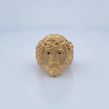 Anillo Rostro de Cristo 11.8gr / T9 3/4 / Oro 18K $