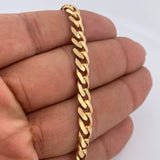 Pulso Cubano 10gr / 20.5cm / Oro 18K &